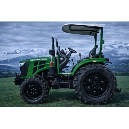 Трактор EUROFENG 554DXL 50к.с, 4х4, на потужному шасі, реверс, євроанавіска із сергою, козирок